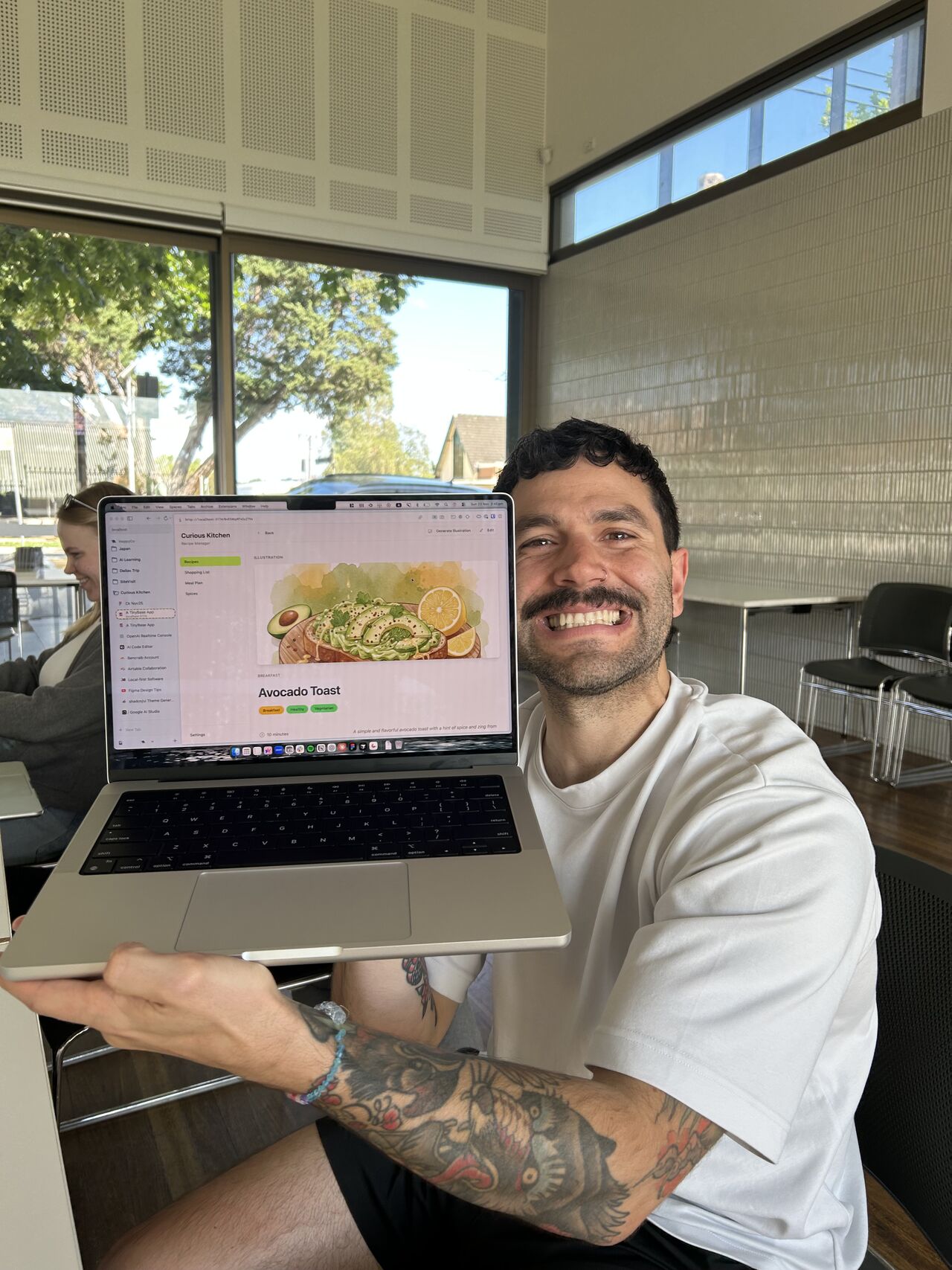 Students making progress on their apps