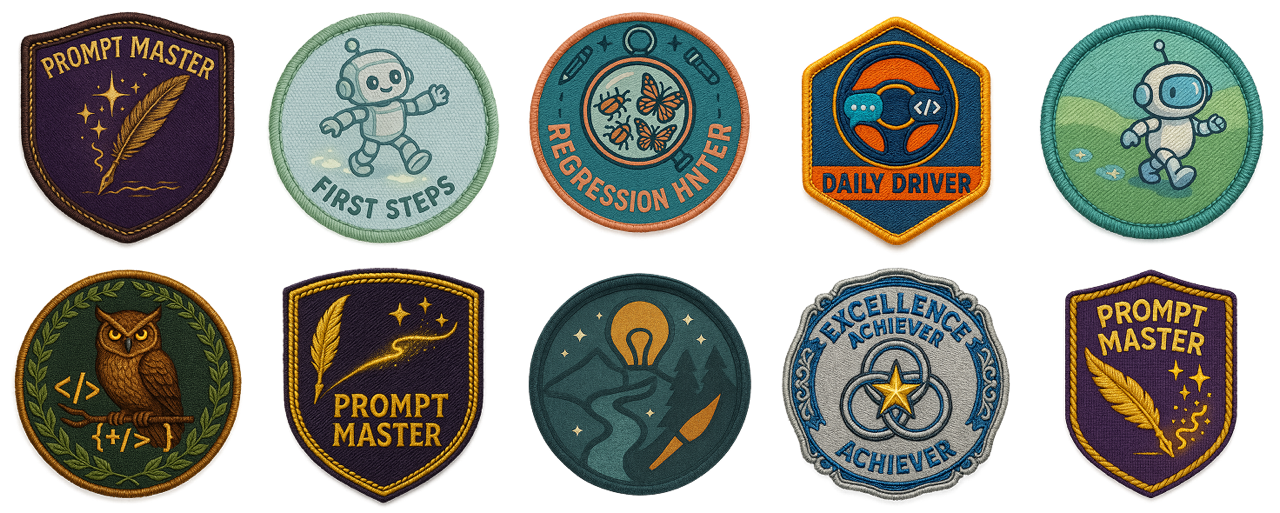 Workshop badges